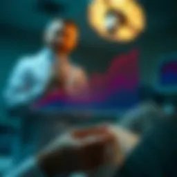 Graph depicting PSA level trends after prostate surgery