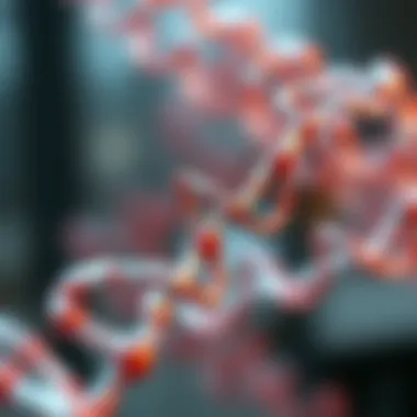 Diagram showcasing oligonucleotides in gene synthesis