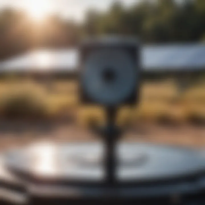 An example of a solar tracking system in action