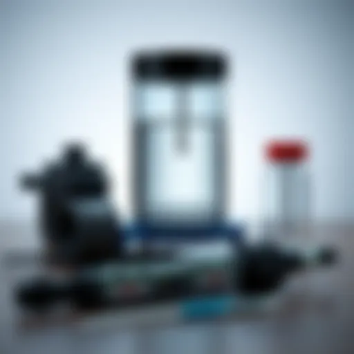 Testing kit for borehole water analysis