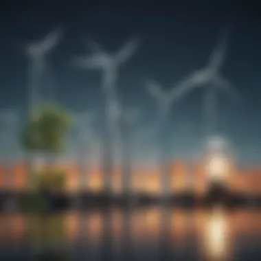 Diverse Renewable Energy Solutions A collage depicting various renewable energy sources