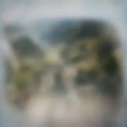 A serene landscape depicting nature's beauty with clear skies