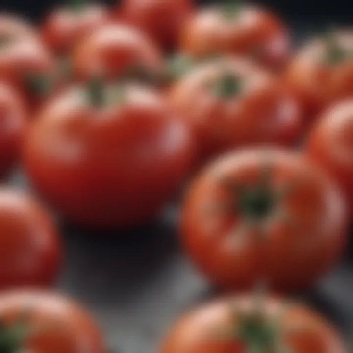 Tomatoes showcasing lycopene-rich properties