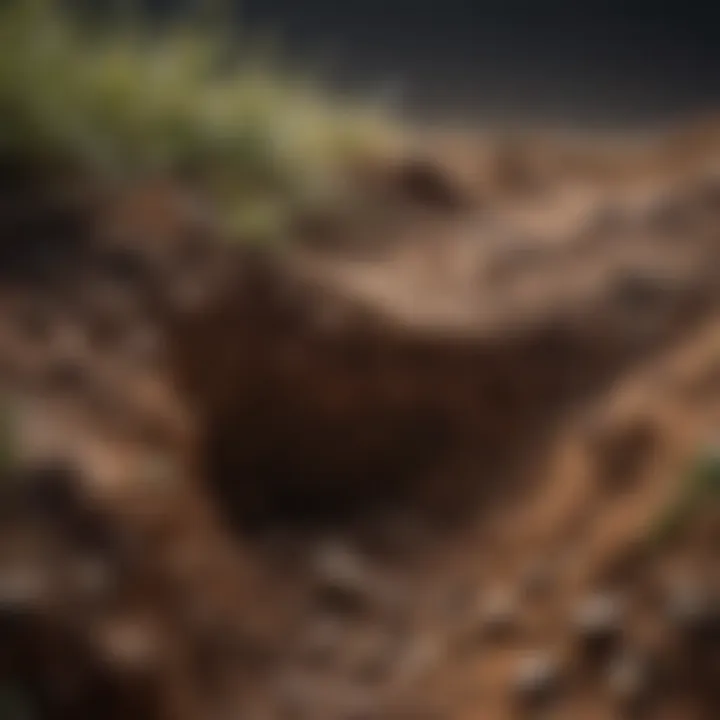 Illustration of soil layers demonstrating the complexity of soil ecosystems
