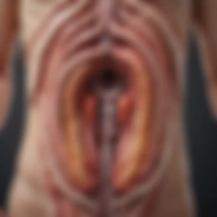 Diagnostic imaging of the colon showing a mass