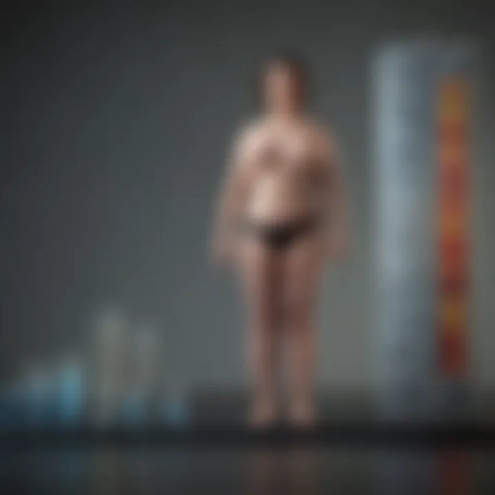 Graph illustrating BMI range categories