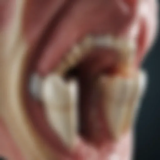 Illustration of tooth structure highlighting supporting bone