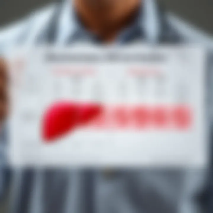 Chart comparing physiological and pathological influences on liver enzymes