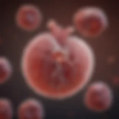 Adipose Infiltration in Cardiac Tissue Cardiac tissue with adipose infiltration