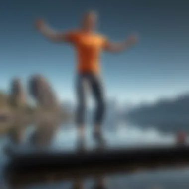Balancing Life for Better Health Illustration of a balanced lifestyle with exercise and relaxation