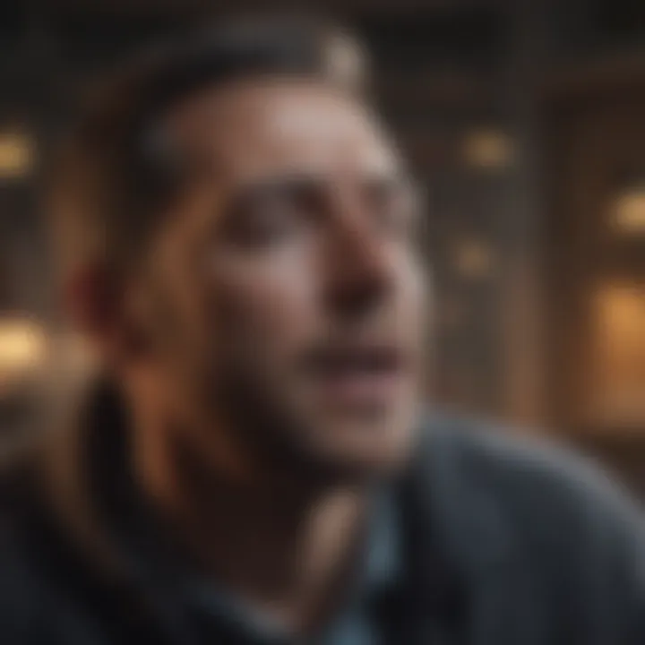 Visual depiction of stress management techniques