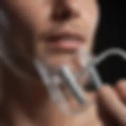 Gastrostomy tube feeding setup with nutritional solutions