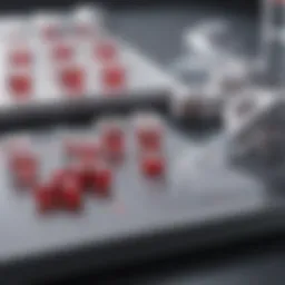 Illustration depicting the HIV RNA PCR testing methodology