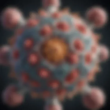 Illustration of HPV virus structure highlighting its complexity