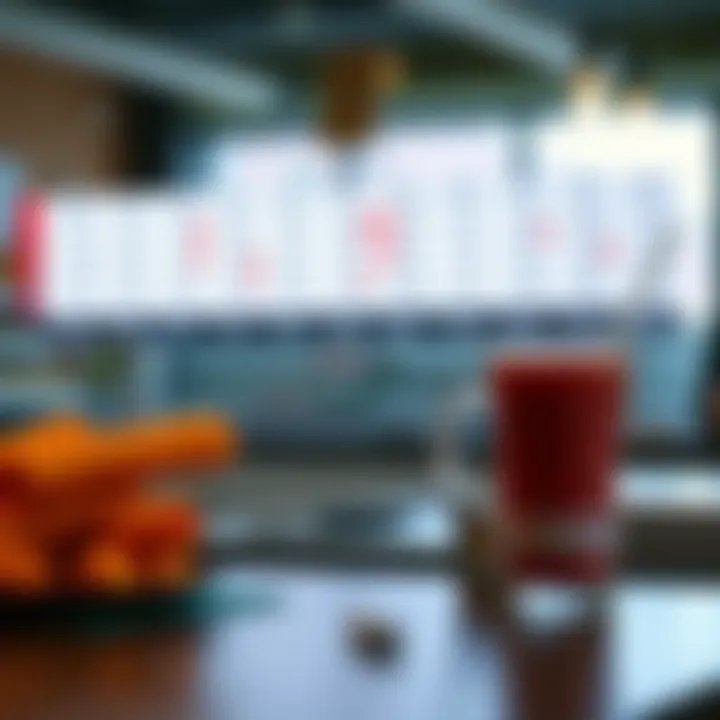 Visual representation of intermittent fasting schedules