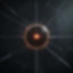 Visual representation of magnetic field lines illustrating basic magnetism principles
