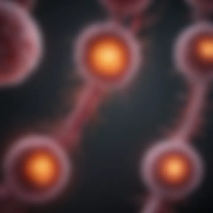 Graphical representation of cancer metastasis pathways.