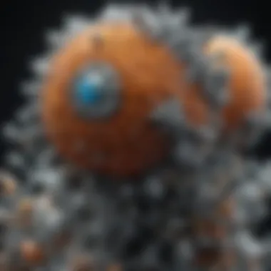 Nanoscale Structures Visualization Visualization of nanoscale structures revealed by the new electron microscope technology.