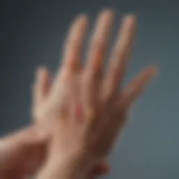 A detailed diagram showing types of peripheral neuropathy