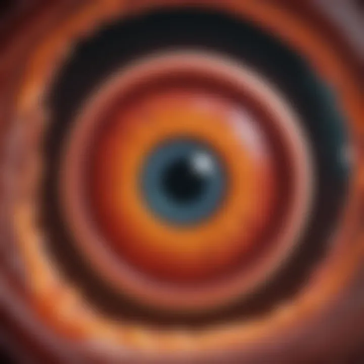 Diagram illustrating the biological mechanisms involved in diabetic retinopathy