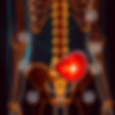 Musculoskeletal Issues Overview Diagram illustrating musculoskeletal issues affecting left abdominal tenderness