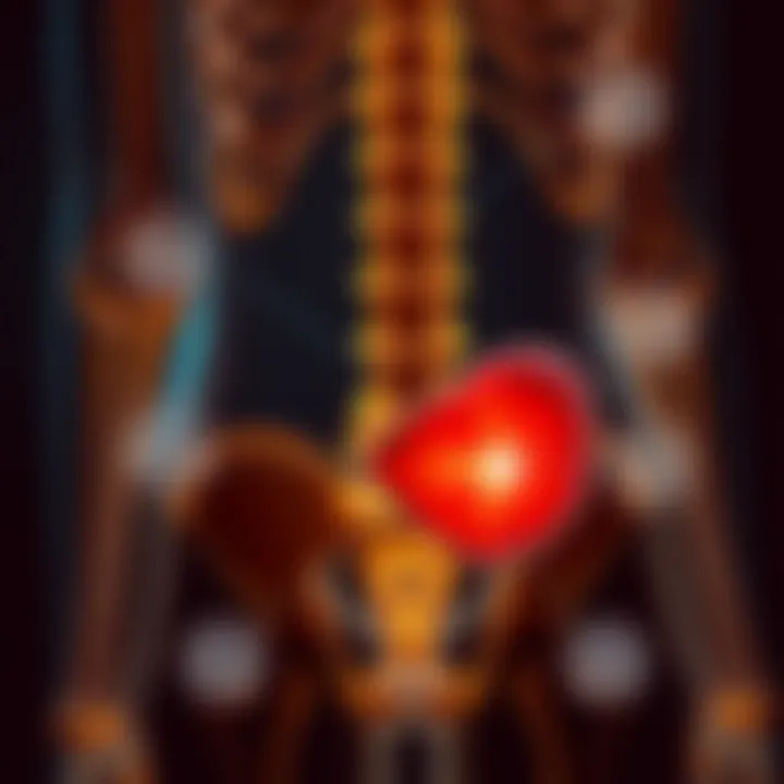 Musculoskeletal Issues Overview Diagram illustrating musculoskeletal issues affecting left abdominal tenderness