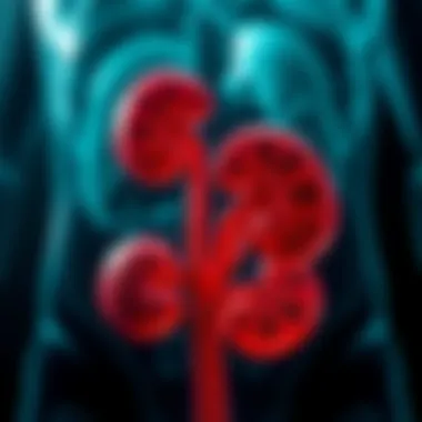 Renal Complications Explained Visual representation of renal complications affecting the left side of the abdomen