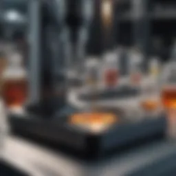 Illustration of the disk diffusion test setup in a laboratory setting.