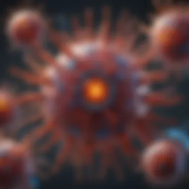 Immune Response Mechanism Diagram illustrating immune response to pathogens