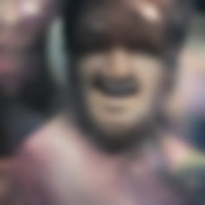 Visualization of a person experiencing breathlessness