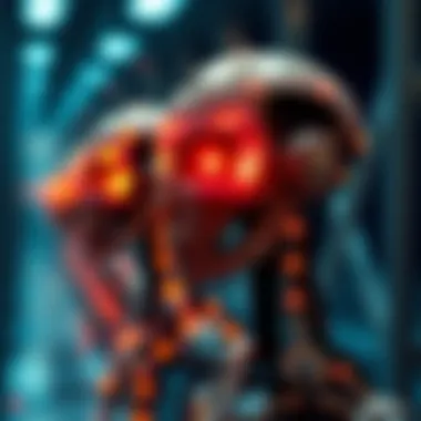 Illustration highlighting ethical considerations in AI