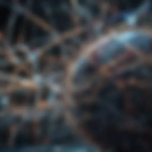 Visual representation of stock market interconnections