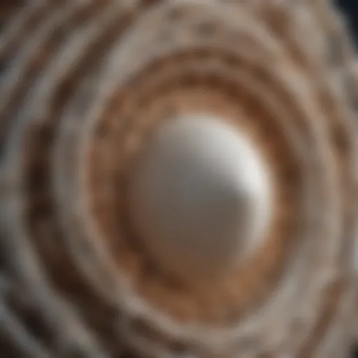 Detailed view of Tritia shell structure