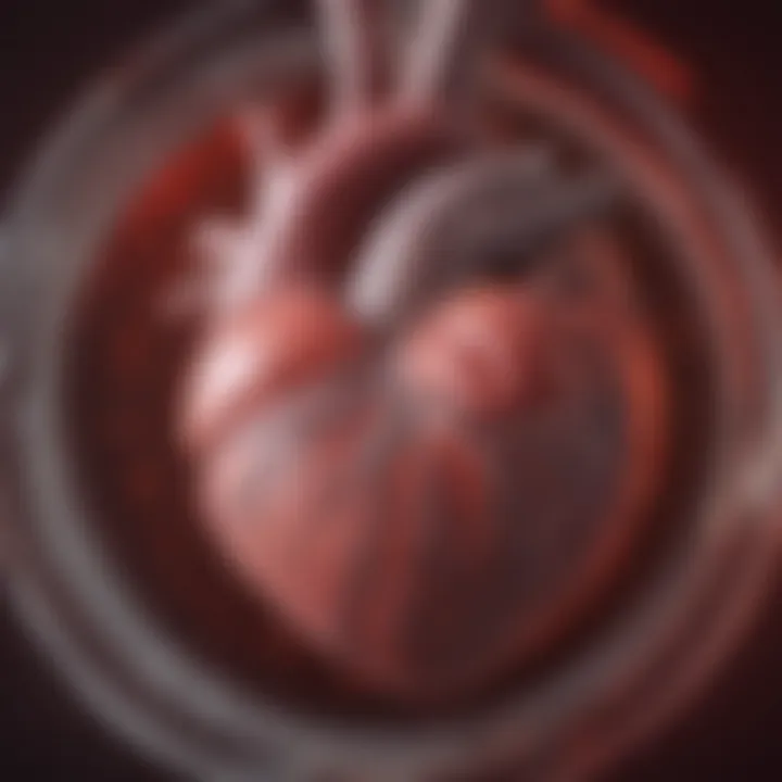 Graph depicting common types of valvular heart disease