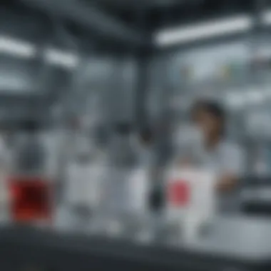 Future of Vaccine Research Futuristic depiction of vaccine research and development in Singapore