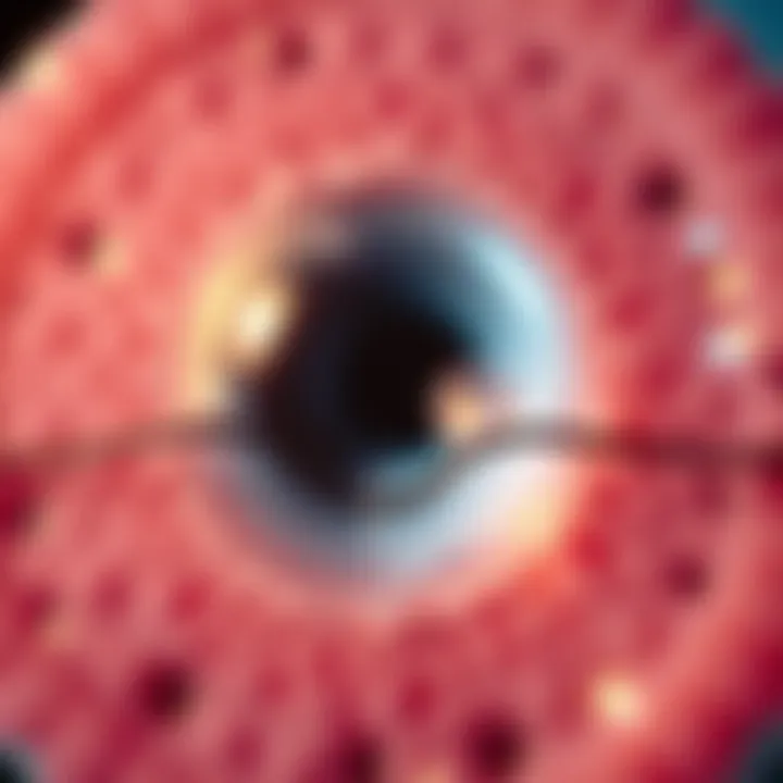 Diagram showing tear production processes