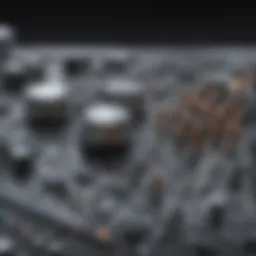 Schematic representation of a wideband power amplifier circuit